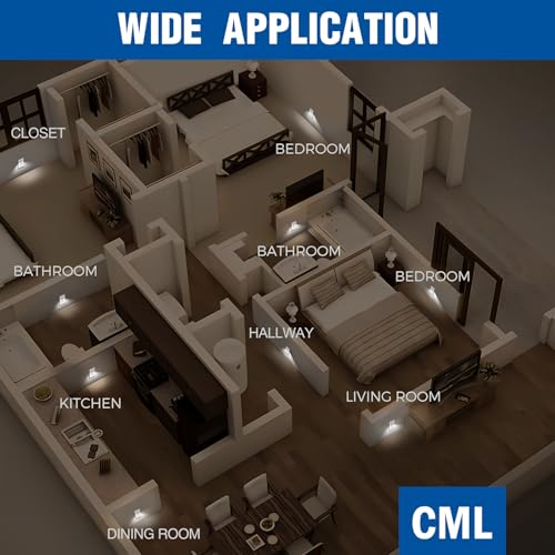 Image of CML 20 Amp Outlet with Built-in Night Light, ETL Listed, 1 Pack, White