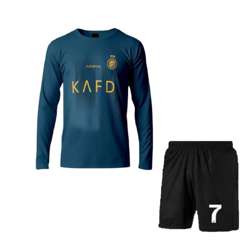 Image of Ronaldo 7 Jersey with Shorts for (Kids,Boys & Men)