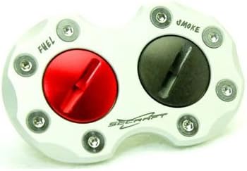 Secraft Aluminium V2 Double Fuel/Smoke Dot (Silver)