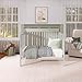 Dream On Me Ashton 4-In-1 Convertible Crib In Grey, Greenguard Gold, JPMA Certified, Non-Toxic Finishes, Features 4 Mattress Height Settings, Made Of Solid Pinewood