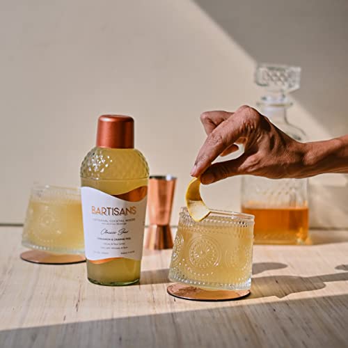 Image of Bartisans Classic Sour Cocktail Mixer 400ml, Alcohol pairing for drinks Whiskey Rum Gin Vodka, Amazing replacement for Tonic Water Fruit Juice Ginger Ale Mojito Syrup Soda Cranberry