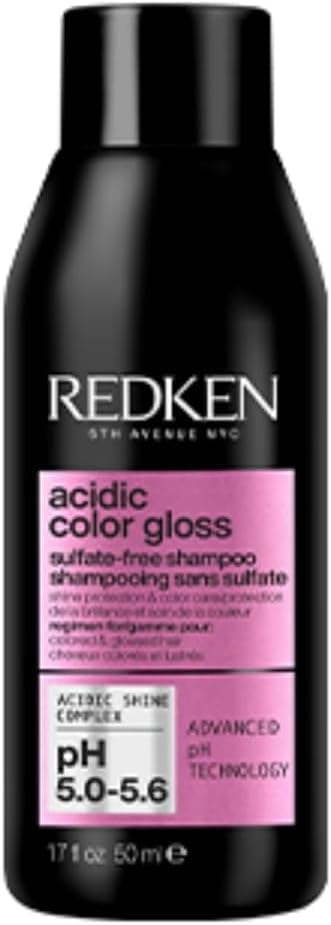 Acidic Color Gloss Sulfate-Free Shampoo for Color Protection and Shine To Help Extend Color & Shine for Color-Treated Hair