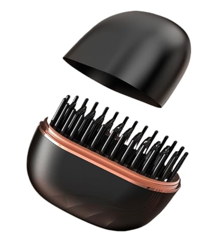 Plancha para cabello LFBHNMM en color negro, compacta y portátil miniatura 2
