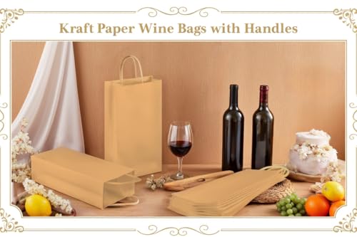 Kraft Paper Wine Gift Bags