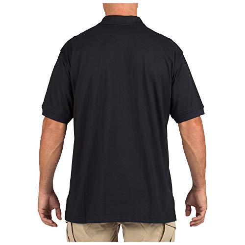 5.11 Tactical Men's Jersey Knit Short Sleeve Shirt, Wrinkle-Resistant Cotton, Pen Pocket, Style 711822