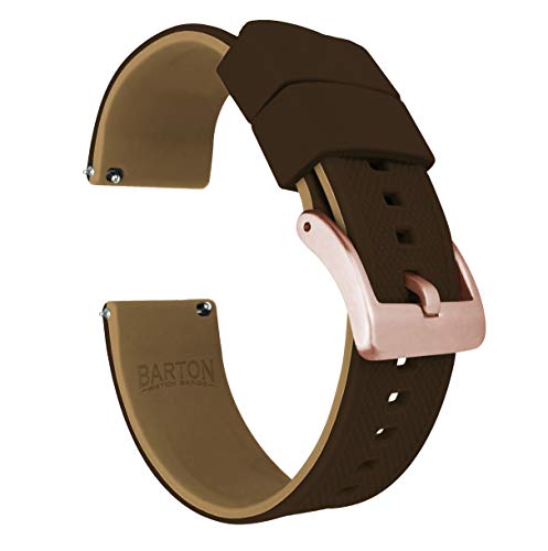 Image of BARTON Elite Silicone Watch Bands - Gold Buckle Quick Release