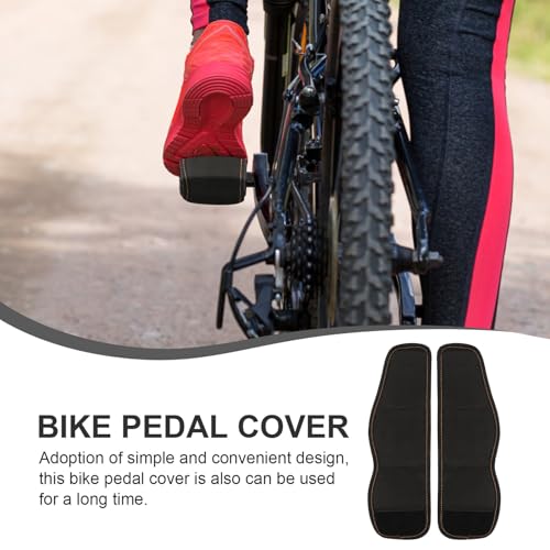 Protector pedal bicicleta de funda cómoda y duradera con correas ajustables 5