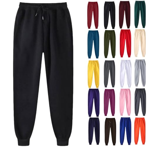 Baggy Sweatpants for Women with Pockets Plus Size Joggers Trendy Fall Fashion Drawstring Sweat Pants Winter Clothes
