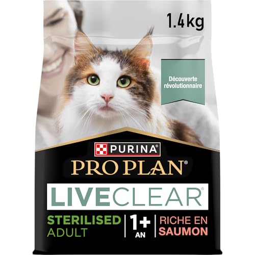 PRO PLAN LIVECLEAR Adulte Stérilisé Saumon 1,4kg