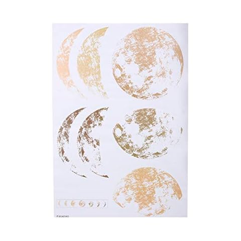 Haofy Moon Phases Wall Decal for Home Cover