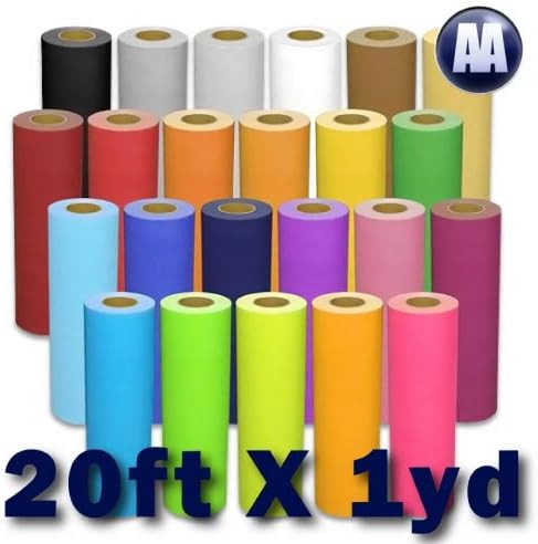 Glitter Heat Transfer Vinyl 20" x Yard (Silver)