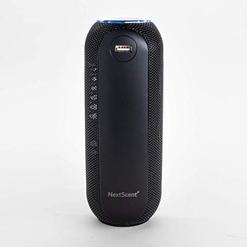 Flash Deals - 60% OFF NextScent Ventus Go 4 in 1 Portable Air Care System (Black) Experience Pure Air. Enjoy Pure Scent. Scent Diffuser with built-in Digital Air Quality Sensor, 4-Stage Air Purifier and Odor Eliminator. Quiet and Compact Perfect for Home, Work, Cars, Trucks, RV and Travel with 8 hour Internal Rechargeable Battery.
