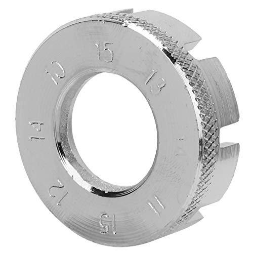 Chave de raio de bicicleta, chave de raio de metal fácil de transportar Tamanho compacto Chave de ra