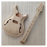 1 set unfinished guitar neck and body PRS style guitar kit. scale length 24.75inch. guitar neck: maple fingerboard .real inlay. guitar body : solid maple veneer +mahogany. Build your own high-quality electric guitar, as a cost-effective way to own an...