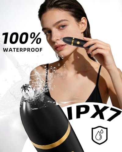 Image of Ufree Bikini Trimmer Electric Razors for Women, Ceramic Blade Body Hair Trimmer, IPX7 Waterproof Rechargeable Lady Shaver, Personal Groomer for Legs & Pubic Hair, Gifts for Women, Black