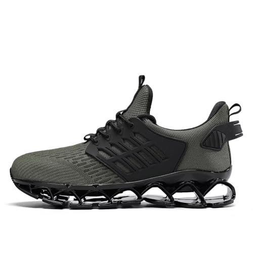 Mens Slip on Walking Running Shoes Blade Tennis Casual Fashion Sneakers Comfort Non Slip Work Sport Athletic Trainer2