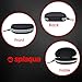 Splaqua Waterproof Sunglasses and Eyeglasses Case - Durable, Hard EVA Zippered Glasses Holder with Back Pack Clip