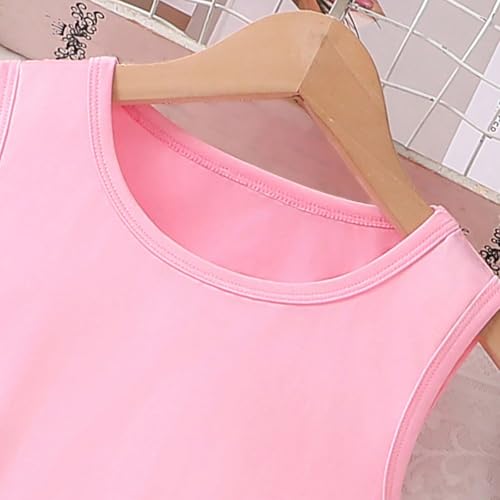 Ensemble d'été filles 7-12 ans tenue confortable vêtements jeux extérieur - 2