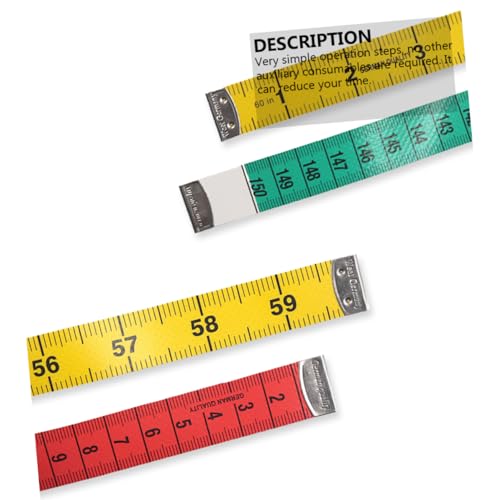 Set de 3 cintas métricas portátiles 150 cm miniatura 2