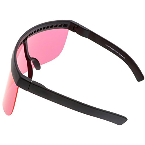 Image of zeroUV Visor Sunglasses for Men and Women, Futuristic Face Shield Glasses with UV400 Protection 172mm