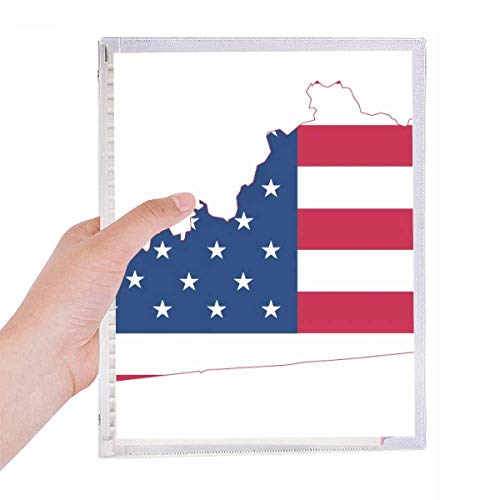 Carnet de notes en spirale Kentucky à feuilles détachées avec motif étoiles chic