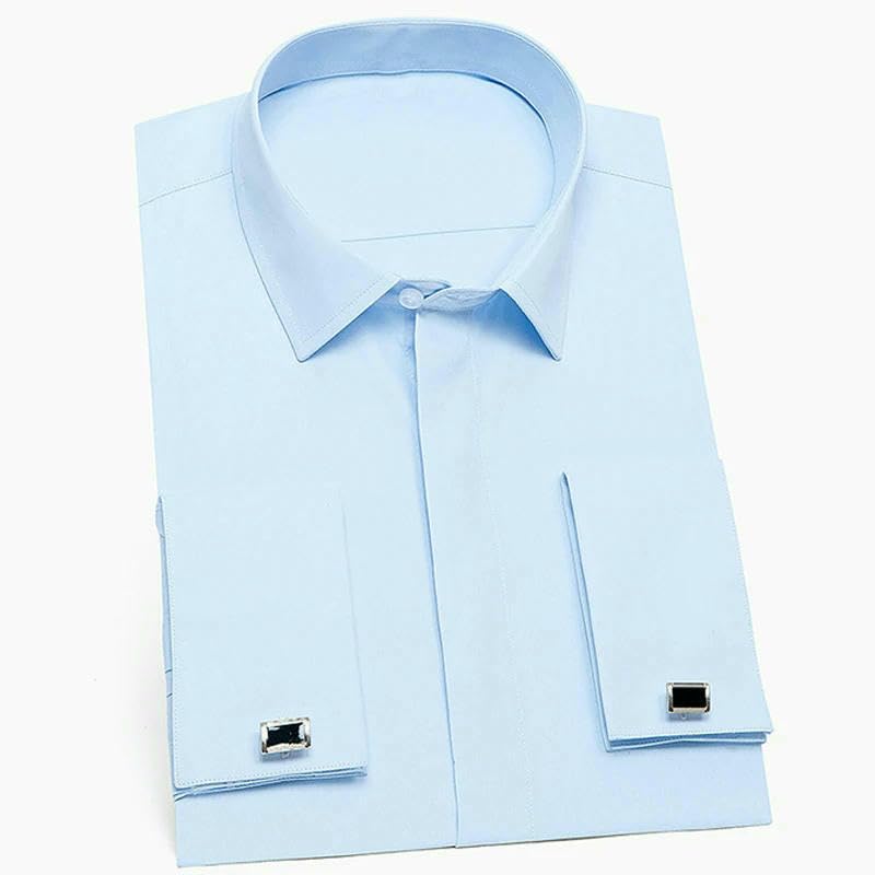 Chemise droite boutons pour homme solution style professionnel - 4