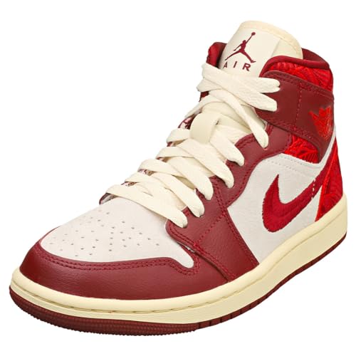 Air Jordan 1 Mid SE Femmes rouge sail 36 évitez le mal de pieds avec style en ville