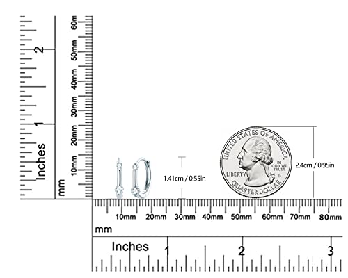 Huggie Hoop Moissanite Earrings For Women Sterling Silver Hypoallergenic Huggie Earring Anniversary Birthday Mothers Day Christmas Gifts For Mom Her Wife Girlfriend #TOP4