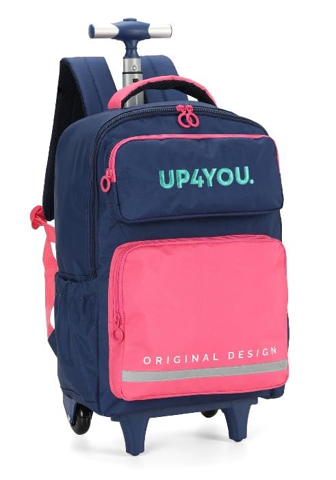 Mochila de Rodinhas UP4YOU Azul - Luxcel