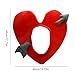 Sturdy Heart Headgear, Plush Heart Shape Headgear, Hearts Shape Hat with Soft Comfortable Material, Fashion with Compact Design, Heat Resistant Metal Grid, Costume Tool for Adults Kids
