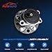 Autoround 512332 Pair Rear Wheel Bearing and Hub Assembly Compatible with Jeep Compass/Patriot 2007-2017, Chrysler 200 2011-2014, 5 Lug w/ABS