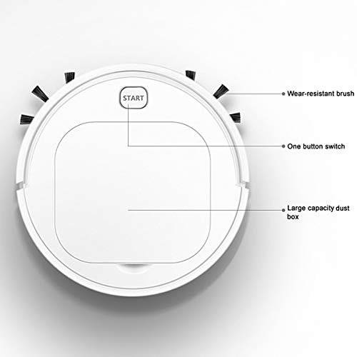 Drumstone [๐๐ ๐๐๐๐ซ๐ฌ ๐๐๐ซ๐ซ๐๐ง๐ญ๐ฒ Robotic Vacuum Cleaner, Smart Vacuum Cleaner Automatic Charging, Compact Size for Home & Office Floor Wiping and... - Image 4