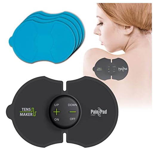 TENS MAKER WT-110 Smart Unit Muscle Stimulator, Wireless TENS Pain Relief Therapy, Electric Pulse Device, Portable Electro Pulse Impulse Mini Massager Machine for Lower Back and Neck Pain