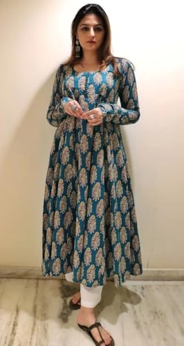 Image of Alvami Women's Anarkali Kurta and Pant Set with Dupatta