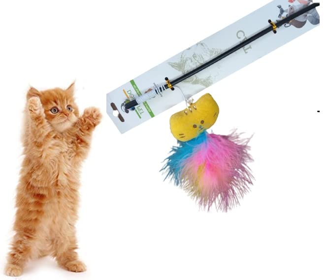 See full amazon price history chart for Smart Pups Cat Teaser Playing Stick- (Spiral) Feather Interactive Toy- Rod Length 40 cm.Rope Length 67cm Smart Pups Cat Teaser Playing Stick- (Spiral) Feather Interactive Toy- Rod Length 40 cm.Rope Length 67cm (B0BWXNSQ2J) Amazon Price History, Amazon Price Tracker