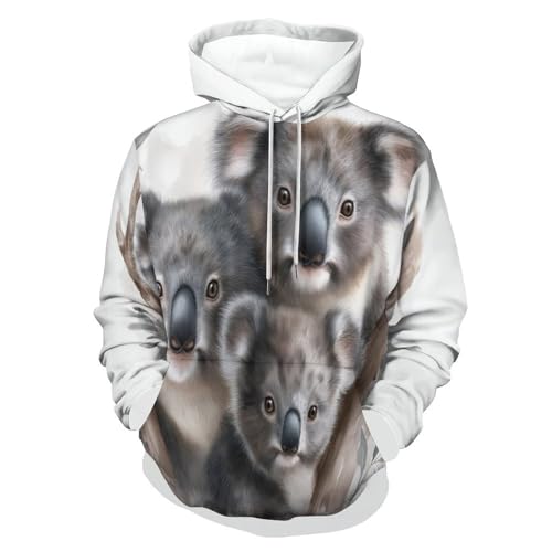 Sweat à capuche koala aquarelle idéal pour vos sorties cool du weekend