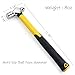 BJDSI 8 oz Ball Peen Hammer,Anti-Shaking,Anti-Rust,Shock-Proof Plastic Handle.
