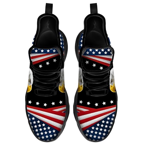 Men's Women's American Flag Shoes USA Flag Sneakers Running Tennis Shoes Gifts for Men Women3