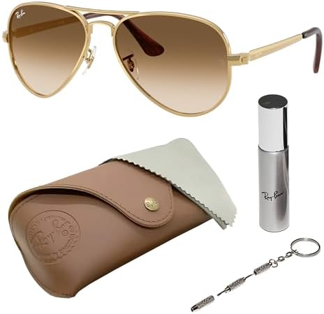 Ray-Ban RB3925 AVIATOR MAX Pilot Shaped Sunglasses for Men & Women with Official...