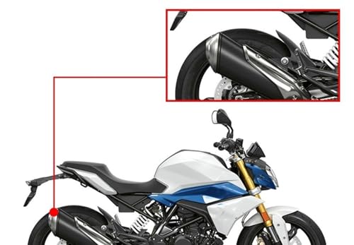 Tapa anti-quemaduras de escape para moto G3 ideal para trayectos urbanos cotidianos 4