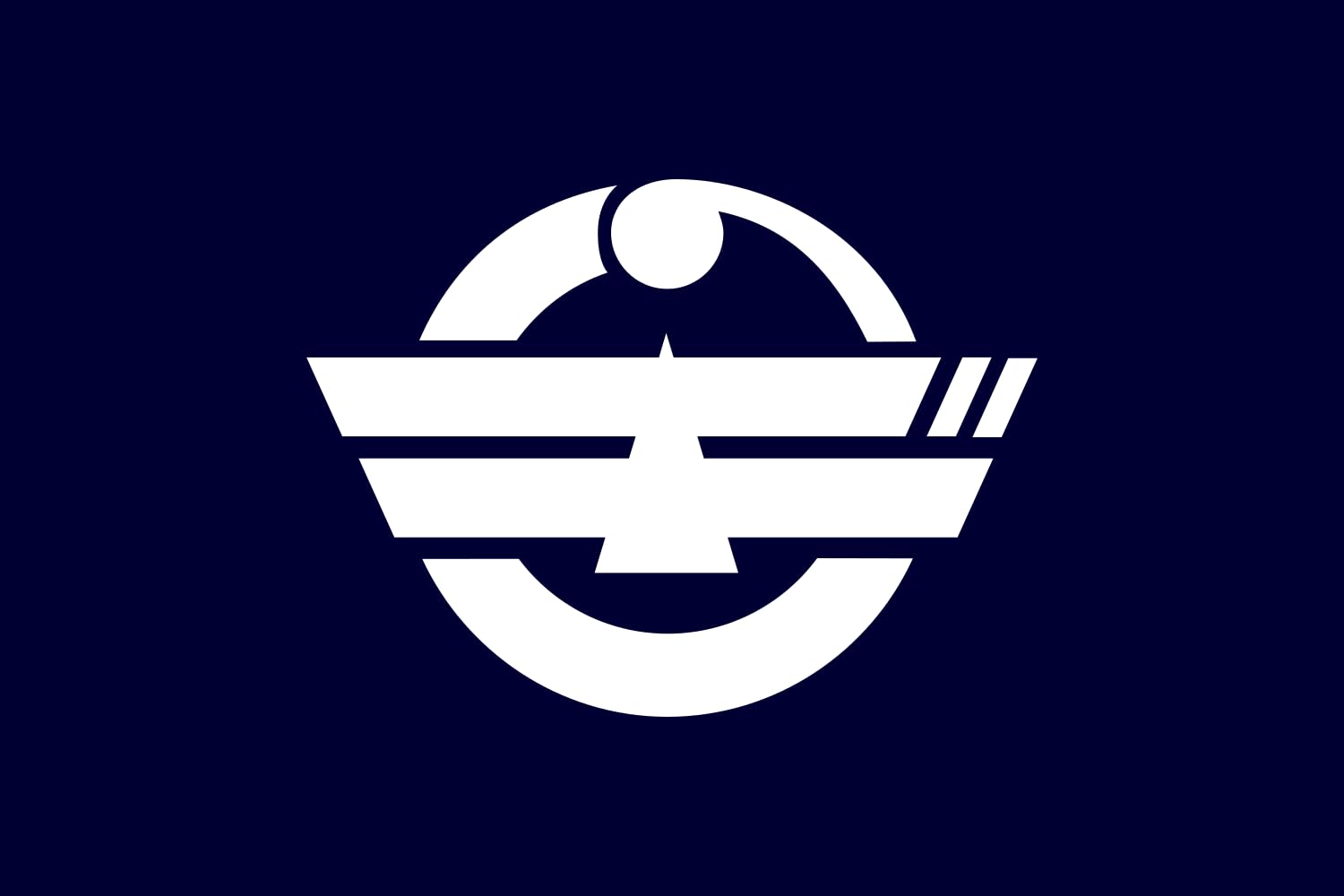 Drapeau de Ginowan Okinawa grand format résistant aux intempéries pour pavoisement durable