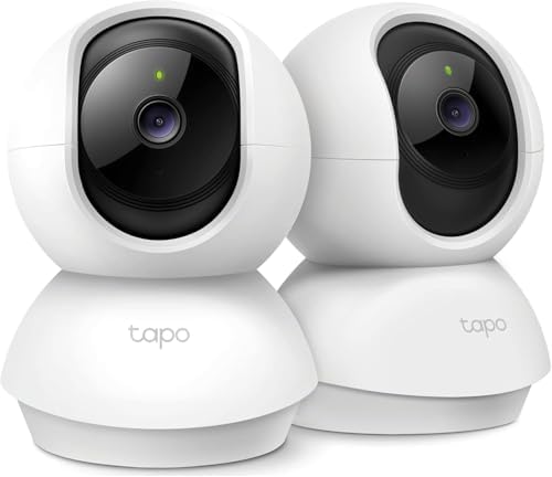 Tapo 2K Pan/Tilt Security Camera for Baby Monitor, Dog Camera w/M...
