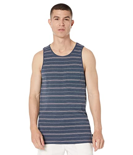 O'NEILL Men's Center Stripe Tank Top - Sleeveless Graphic Knit Tank Top for Men