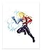 Crystal Watercolor Fullmetal Alchemist Brotherhood Poster Prints - Set of 4 (8x10) Minimalist FMA Shonen Anime Fanart Wall Art Decor - Edward Elric - Alphonse Elric - Roy Mustang - Riza Hawkeye