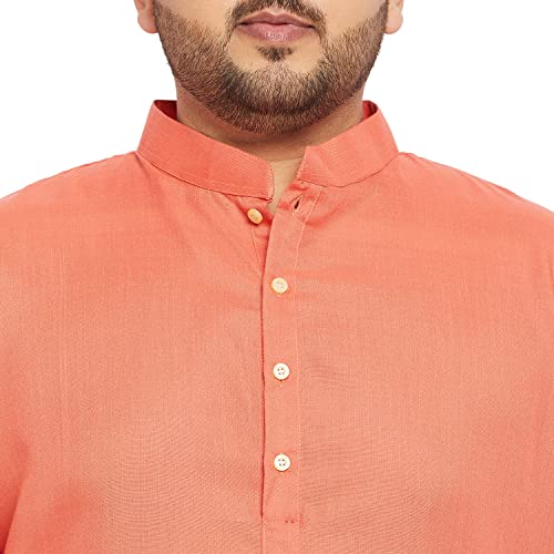 Image of Bigbanana Plus Size Men Regular Fit Kurta