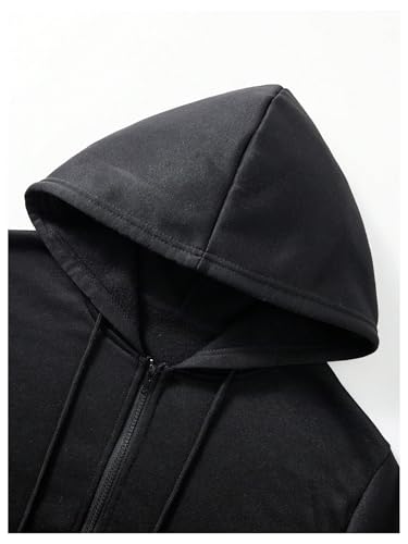SOLY HUX Men's Zip Up Hoodies Classic Hooded Sweatshirt Jacket with Pocket Fall Outfit3