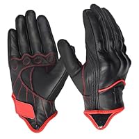 Harssidanzar Goat Skin Motorcycle Gloves, Man Touch Screen Gloves in Goat Skin, Sella (Update), S Harssidanzar Goat Skin Motorcycle Gloves, Man Touch Screen Gloves in Goat Skin, Sella (Update), S