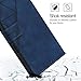 SptPofp for Googe Pixel 10 / Googe Pixel 10 Pro 5G Case Leather Wallet, Flip Folio Cover PU Leather Kickstand Card Slots Holder Magnetic Clasp Shockproof Protective Phone Case for Women Men,Blue