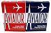 Quality Aviator Casino Playing Cards - 2 Decks