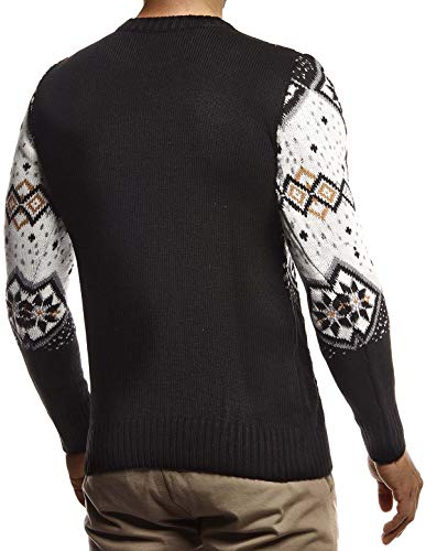 Leif Nelson Men's Stylish Sweater Longsleeve Pullover Sweatshirt Hoodie for Men Slim Fit LN-207613